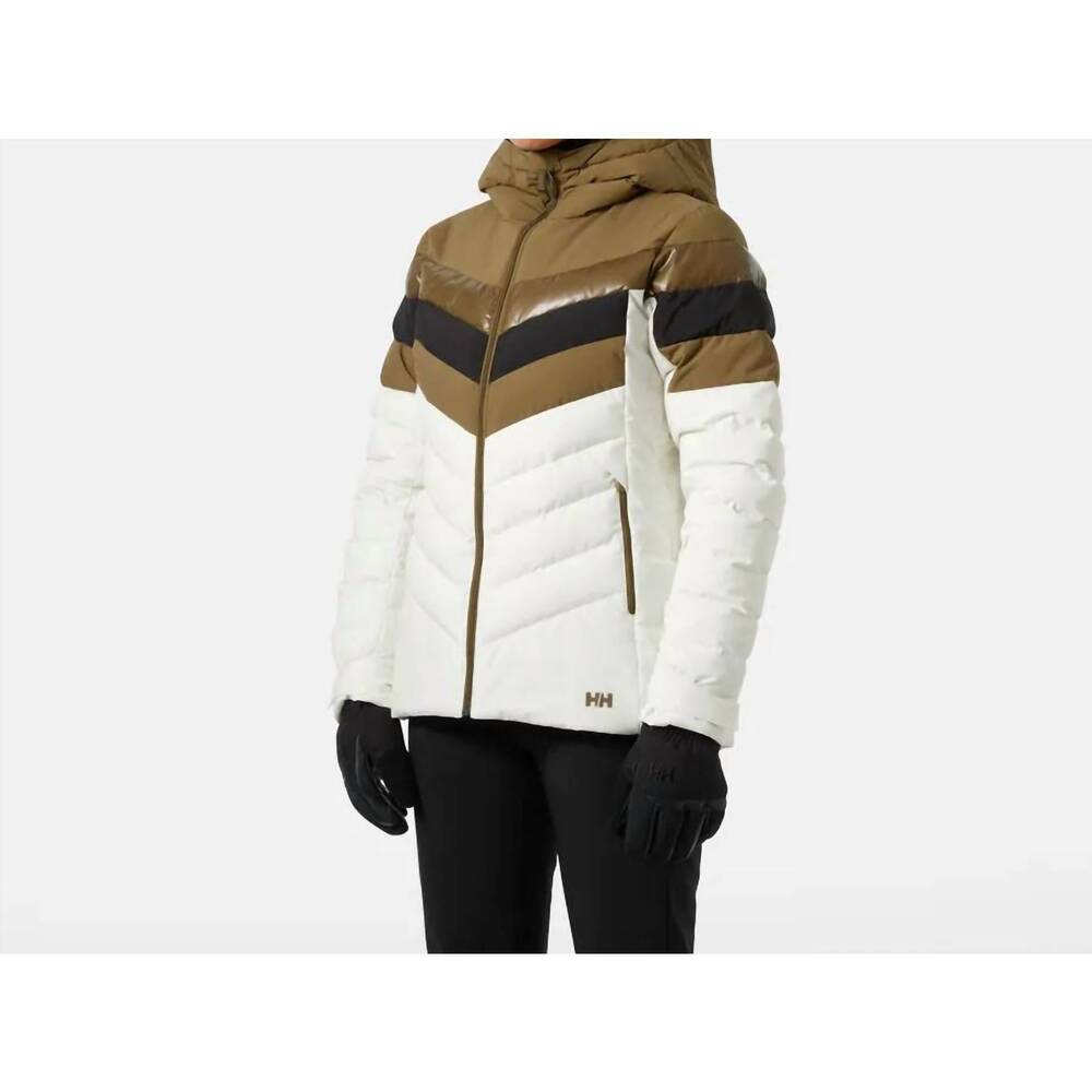 NEW HELLY HANSEN imperial puffy jacket in sepia